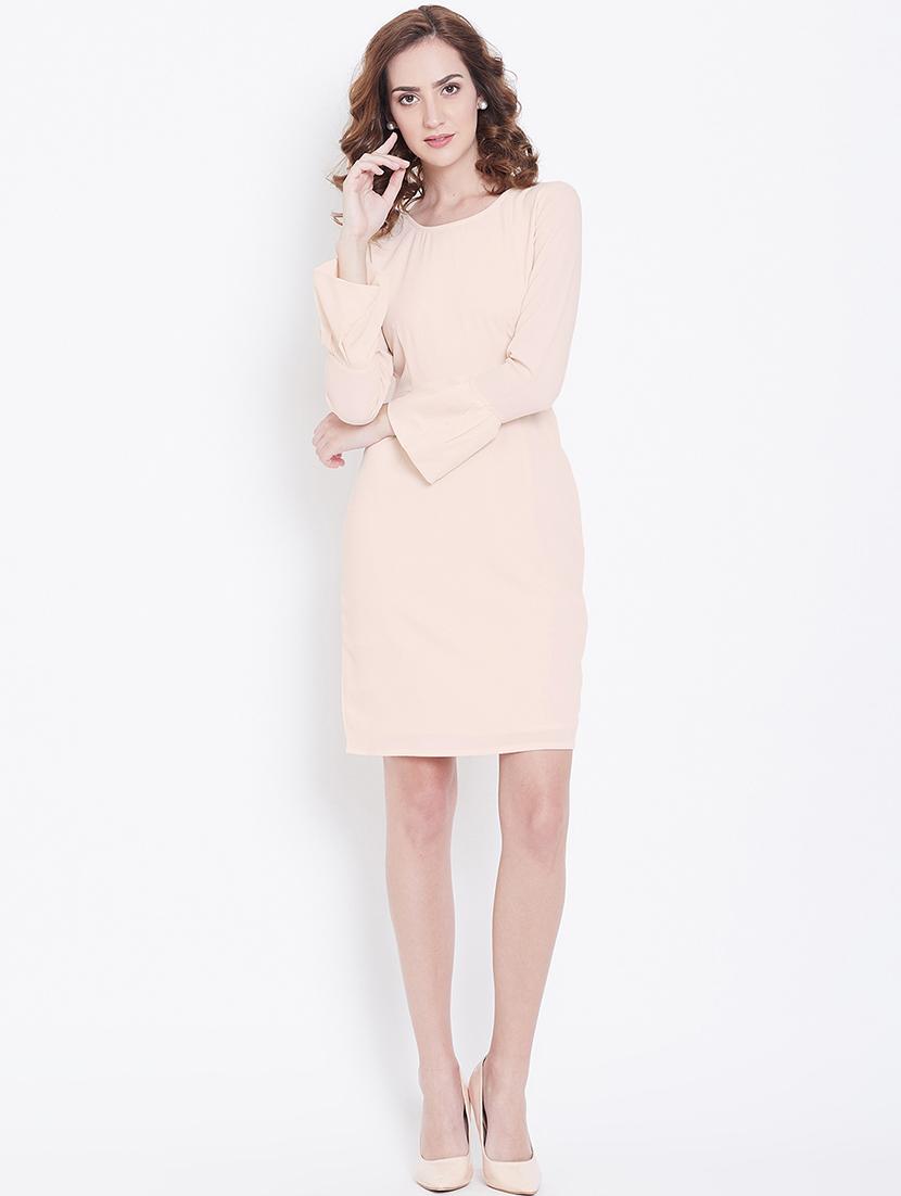 bell sleeved sheath dress - 16792464 - Zoom Image - 3
