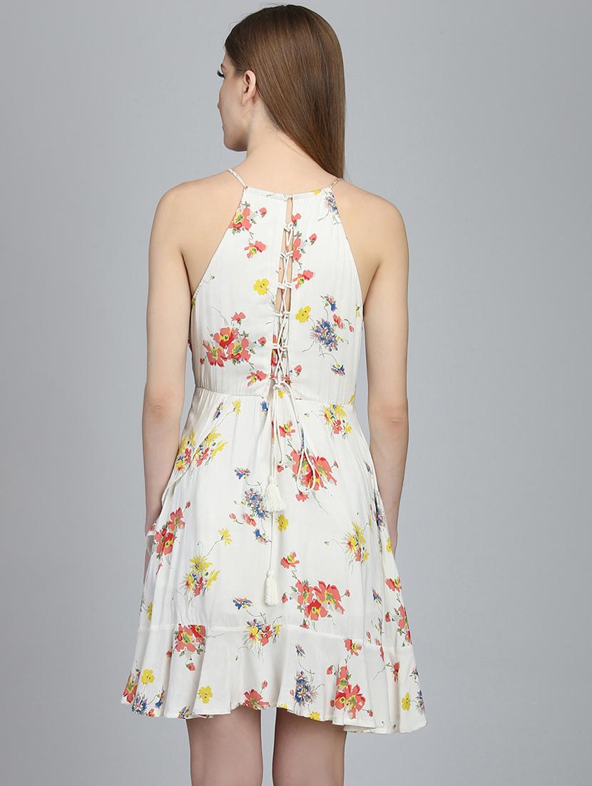 sweetheart neck floral a-line dress - 16792468 - Zoom Image - 2