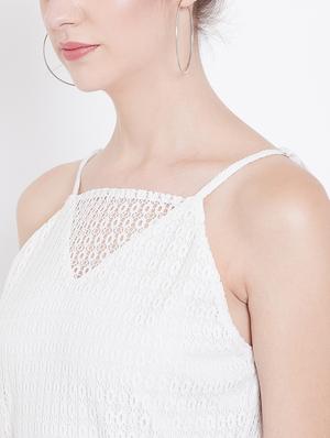 v neck crochet sheath dress - 16792501 - Standard Image - 5