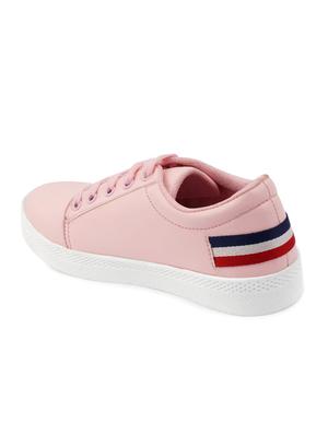 pink lace-up sneakers - 16792596 - Standard Image - 3