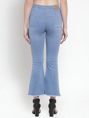 embellished tape high rise jeans - 16793223 - Standard Image - 3