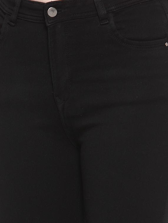 frayed hem high rise jeans - 16793224 - Zoom Image - 5