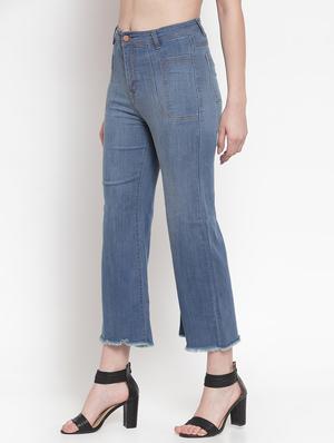 frayed hem bootcut jeans - 16793227 - Standard Image - 2