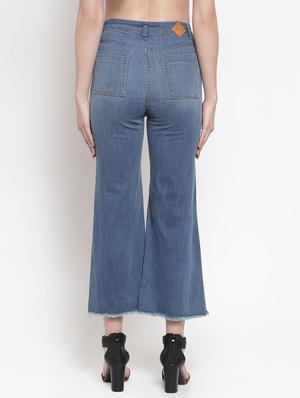 frayed hem bootcut jeans - 16793227 - Standard Image - 3
