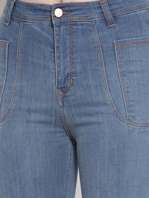 frayed hem bootcut jeans - 16793227 - Standard Image - 5