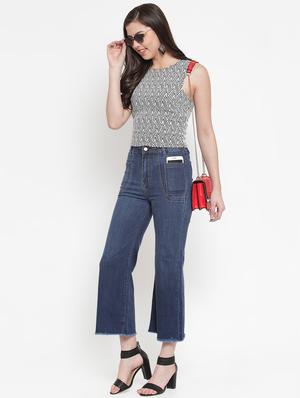 frayed hem bootcut jeans - 16793228 - Standard Image - 4