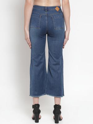 frayed hem bootcut jeans - 16793229 - Standard Image - 3