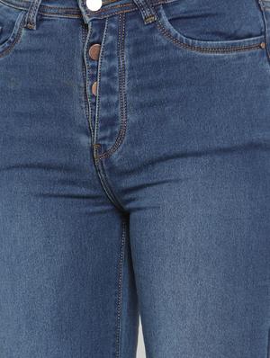 frayed hem bootcut jeans - 16793229 - Standard Image - 5