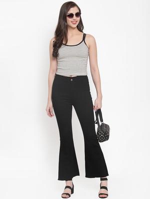 frayed hem high rise jeans - 16793234 - Standard Image - 4