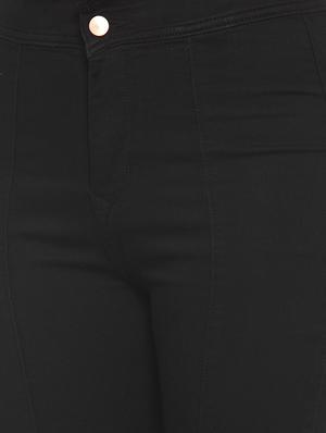 frayed hem high rise jeans - 16793234 - Standard Image - 5