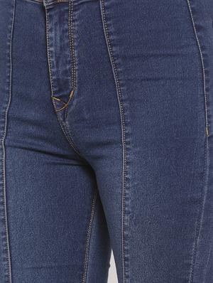 frayed hem high rise jeans - 16793235 - Standard Image - 5