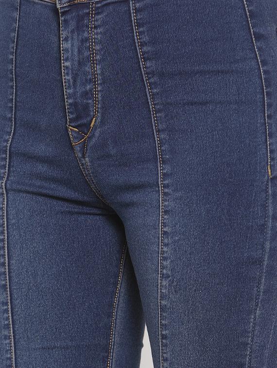 frayed hem high rise jeans - 16793235 - Zoom Image - 5