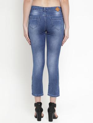 high rise stone washed jeans - 16793239 - Standard Image - 3