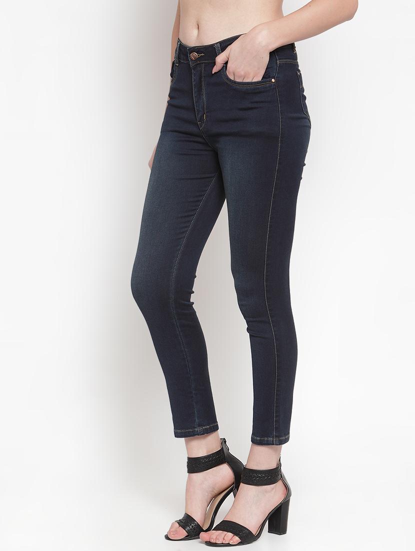 frayed hem skinny fit jeans - 16793241 - Zoom Image - 2