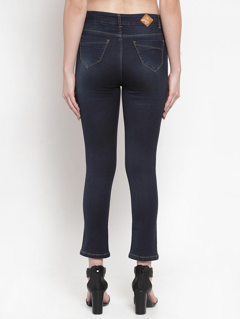 frayed hem skinny fit jeans - 16793241 - Zoom Image - 3