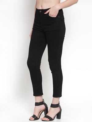 frayed hem high rise jeans - 16793242 - Standard Image - 2