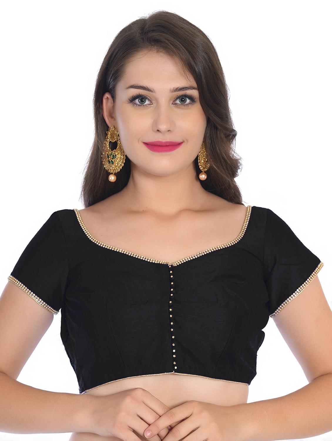 lace detailed solid blouse - 16793359 - Zoom Image - 1