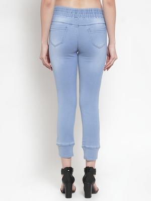 stone wash high rise joggers - 16793516 - Standard Image - 3