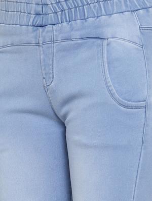 stone wash high rise joggers - 16793516 - Standard Image - 5