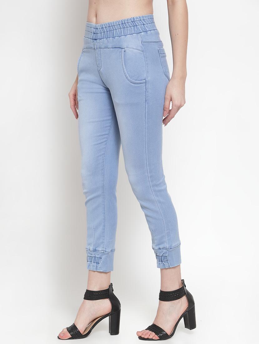 stone wash high rise joggers - 16793516 - Zoom Image - 2