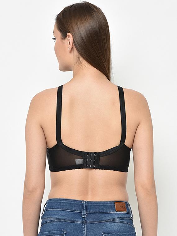 bow patch laced bra - 16794168 - Zoom Image - 3