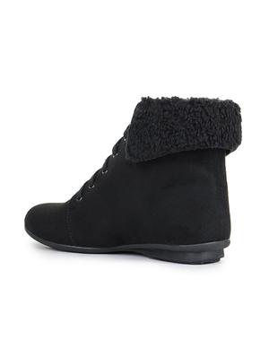 black lace-up boots - 16794362 - Standard Image - 3
