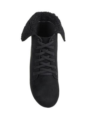 black lace-up boots - 16794362 - Standard Image - 4