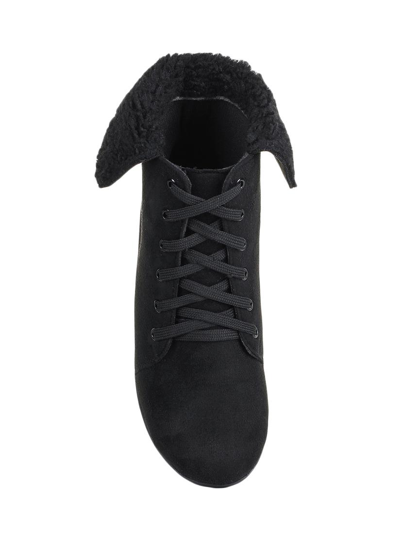 black lace-up boots - 16794362 - Zoom Image - 4