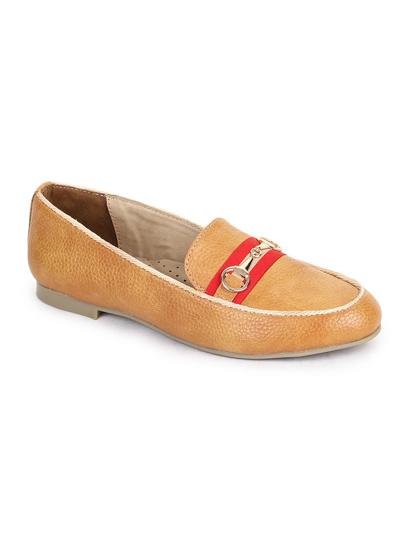 tan slip on loafers - 16794370 - Zoom Image - 1