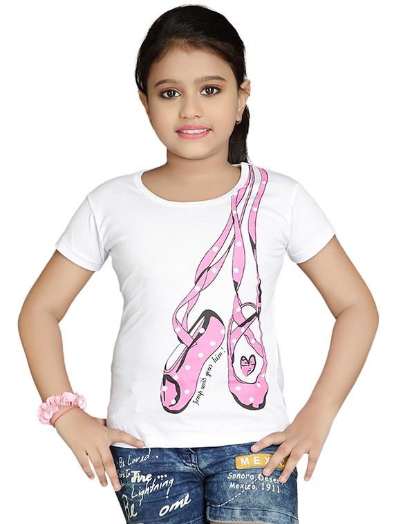 white cotton regular tees - 16794417 - Zoom Image - 1