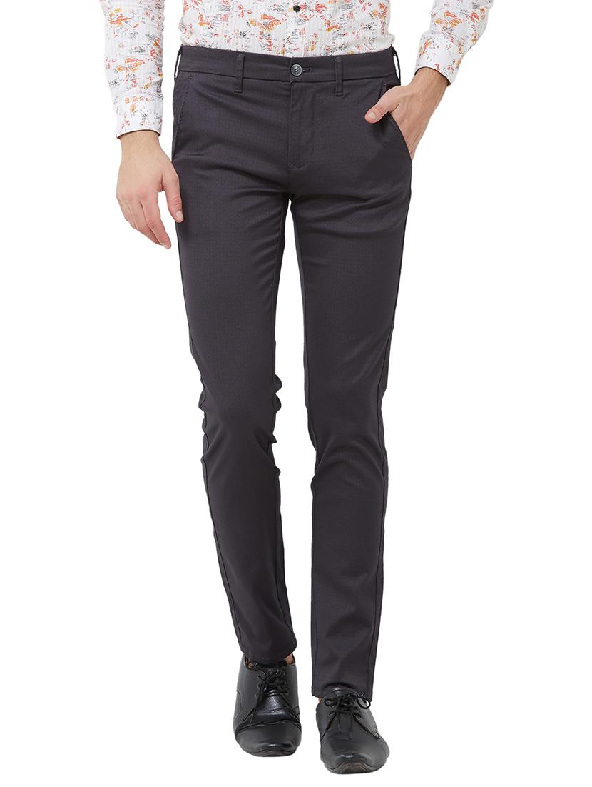 black textured chinos - 16794604 - Zoom Image - 1