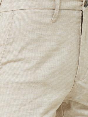 beige checkered chinos - 16794635 - Standard Image - 5