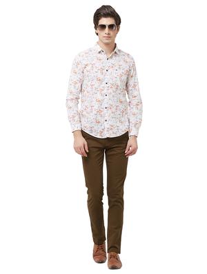 brown solid chinos - 16794655 - Standard Image - 4