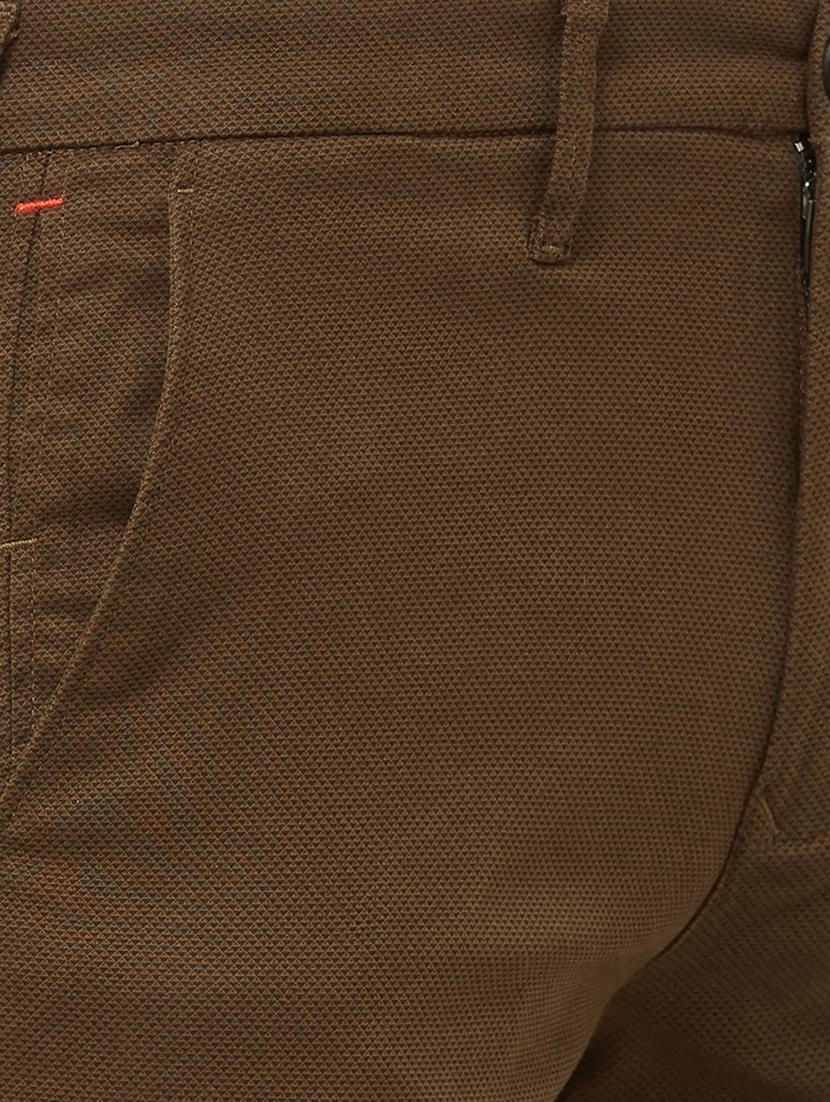 brown solid chinos - 16794655 - Zoom Image - 5