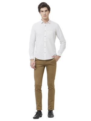 beige textured chinos - 16794675 - Standard Image - 4