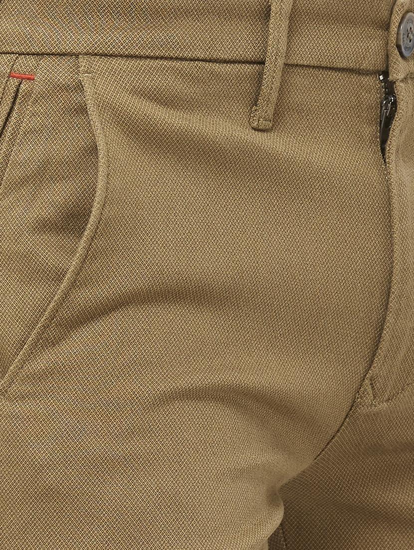 beige textured chinos - 16794675 - Zoom Image - 5
