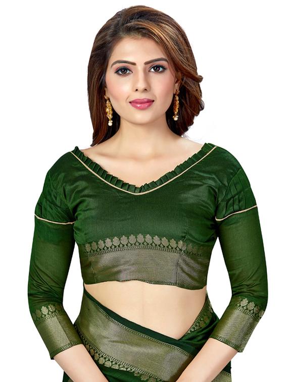 self design baluchari saree with blouse - 16795971 - Zoom Image - 3