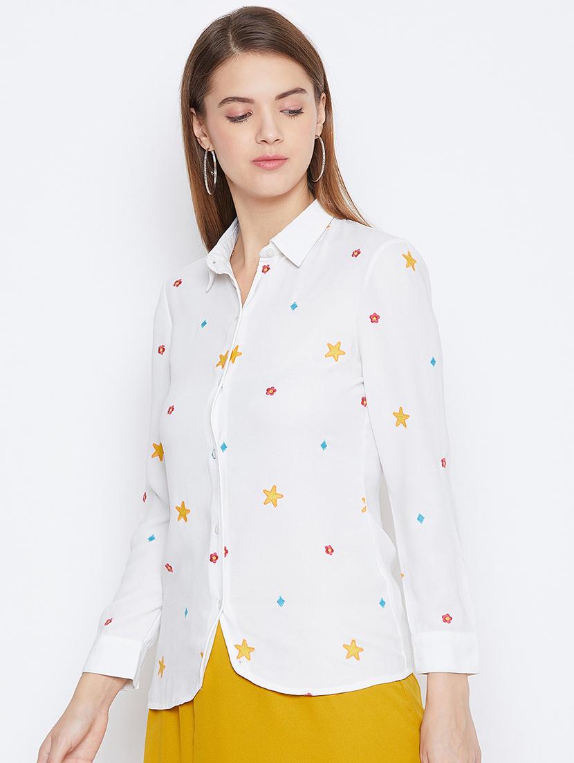 quirky embroidered long sleeved shirt - 16796211 - Zoom Image - 2