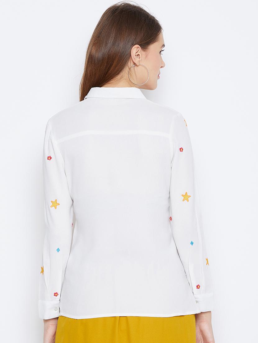 quirky embroidered long sleeved shirt - 16796211 - Zoom Image - 3