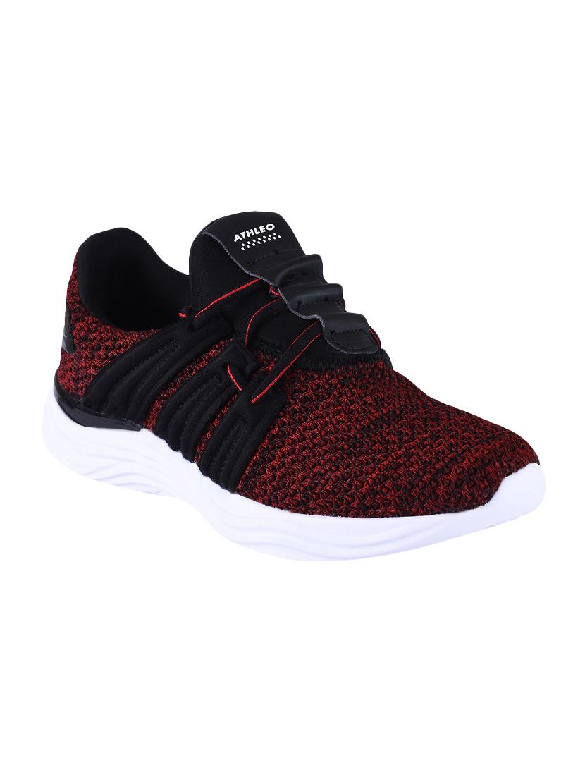 red lace-up sports shoes - 16797241 - Zoom Image - 1