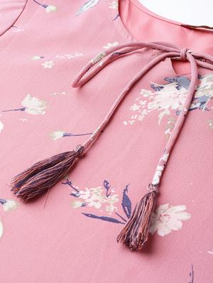 bell sleeved floral top - 16797390 - Standard Image - 5