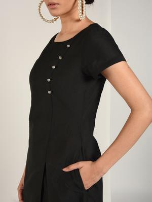 solid high-low kurta - 16797537 - Standard Image - 5