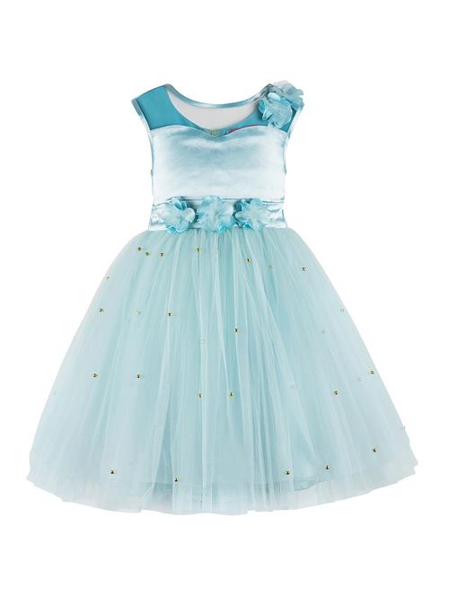 blue net frock - 16797623 - Standard Image - 1