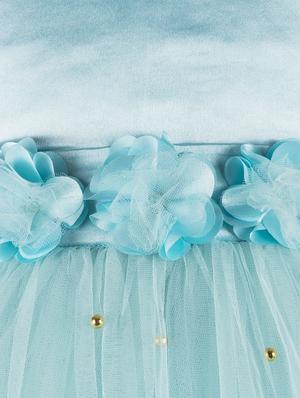 blue net frock - 16797623 - Standard Image - 3