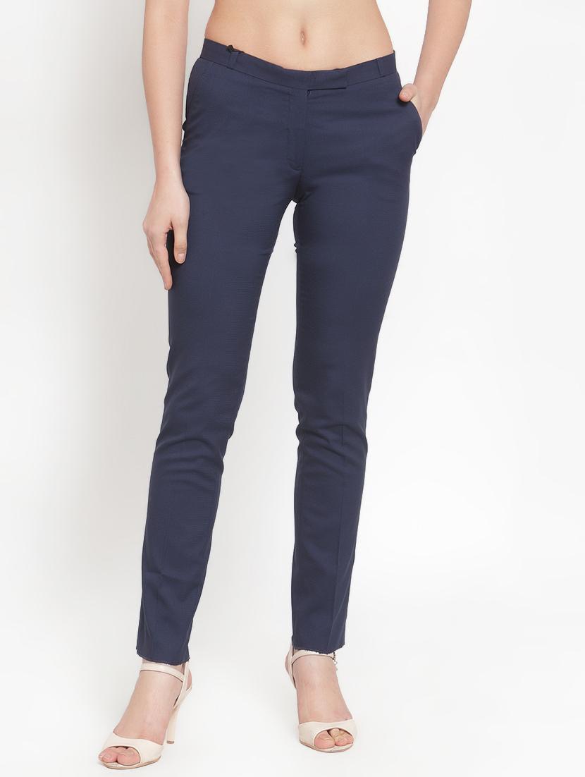 high rise flat front trouser - 16797704 - Zoom Image - 1
