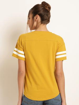round neck solid tee - 16797791 - Standard Image - 3