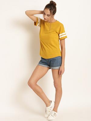 round neck solid tee - 16797791 - Standard Image - 4