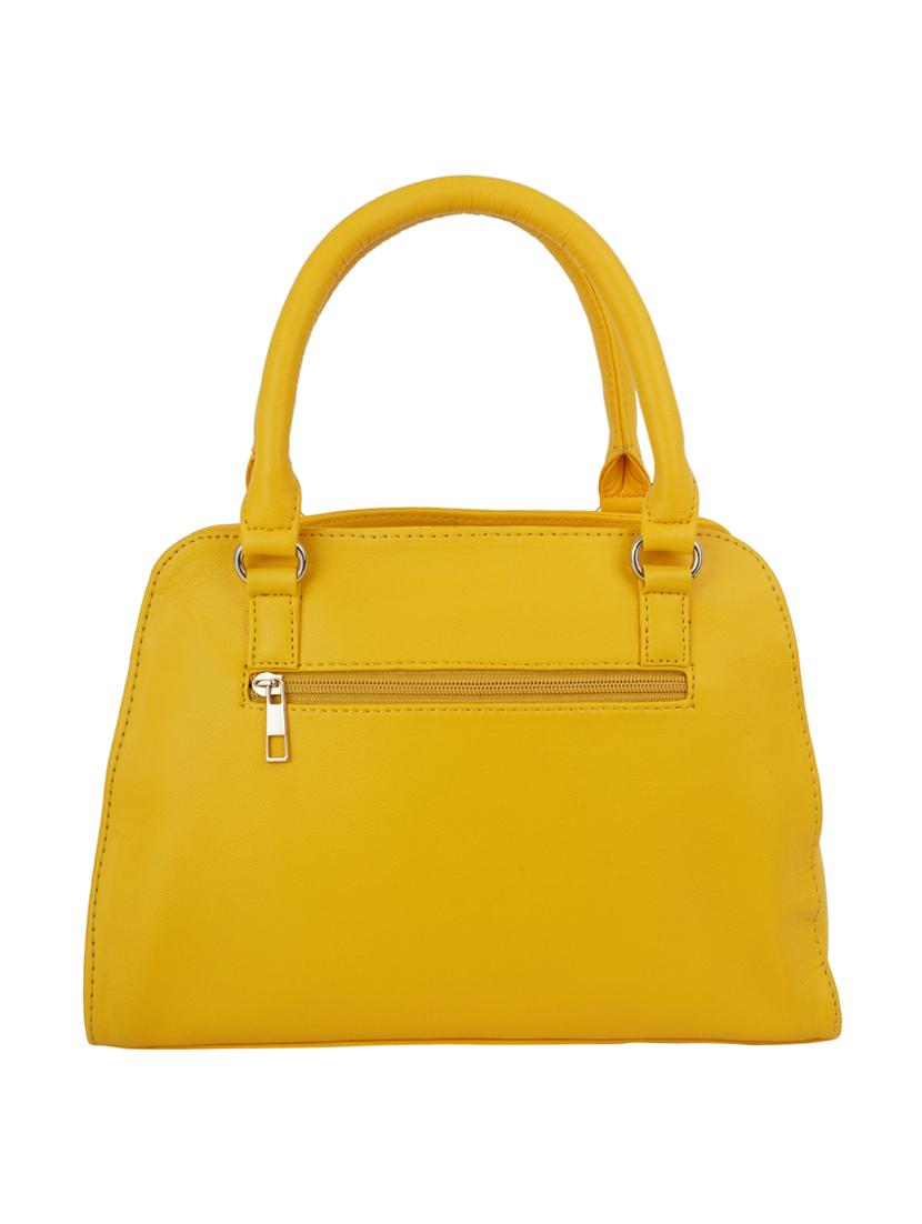 yellow leatherette regular handbag - 16798034 - Zoom Image - 2