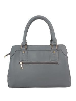 grey leatherette regular handbag - 16798037 - Standard Image - 2