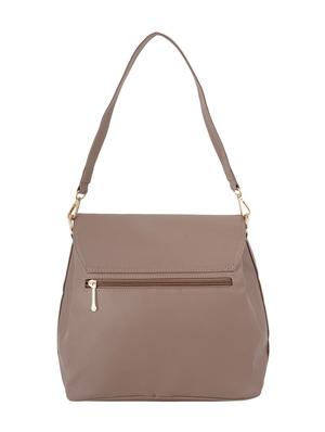 brown leatherette regular sling bag - 16798061 - Standard Image - 2